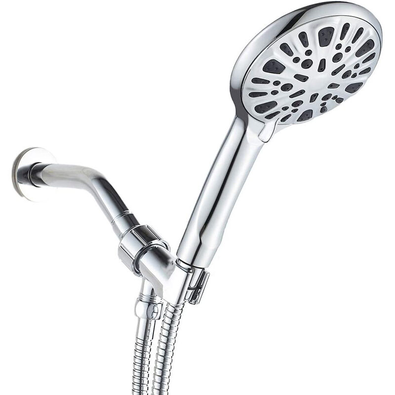 foto del prodotto soffione doccia portatile, soffione doccia portatile ad alta pressione a 9 impostazioni con massaggio spa e modalit pausa, facile da installare,