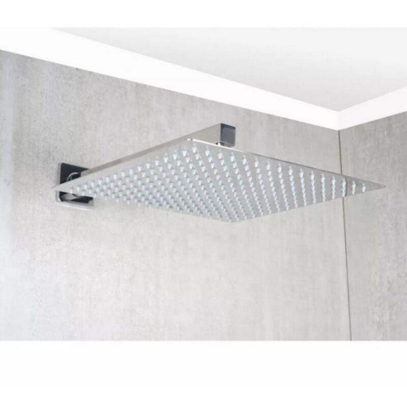foto del prodotto soffione doccia quadrato cromo in acciaio inox mod. smart - metaform