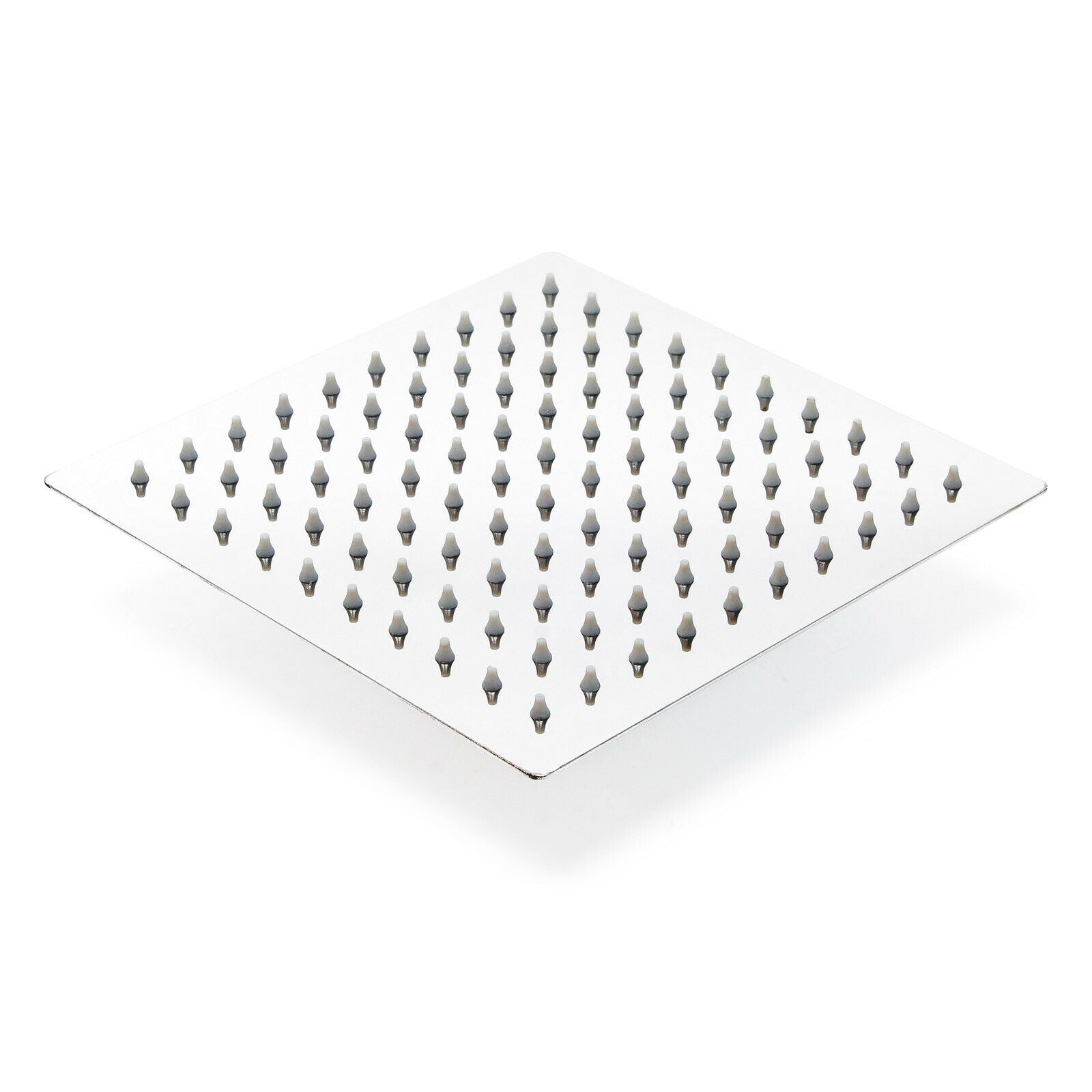 foto del prodotto soffione doccia quadrato soffione doccia a pioggia 20 x 20 cm acciaio inox 16 0000625
