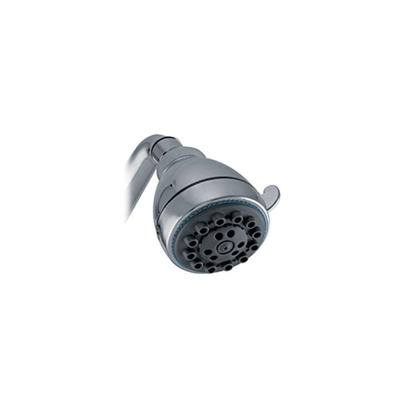 foto del prodotto soffione doccia snodo 3 getti abs cromato 1 2f mm 70