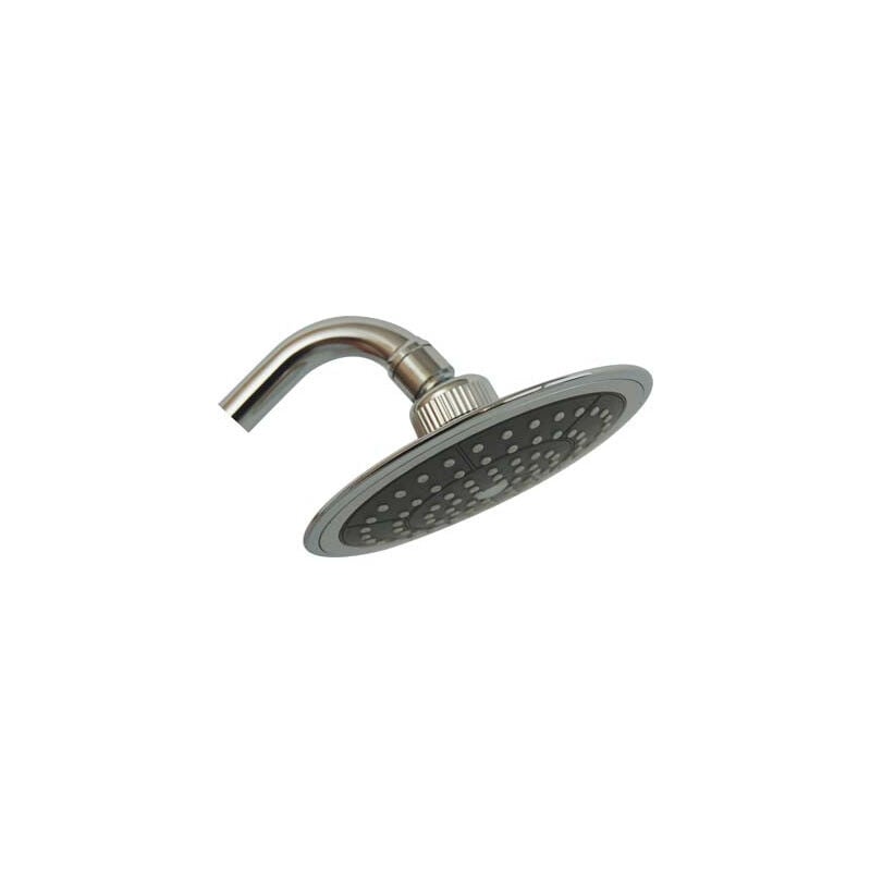 foto del prodotto soffione doccia snodo round abs cromato 1 2f mm 150