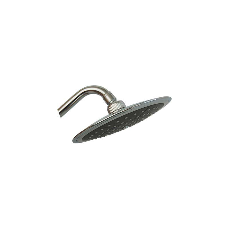 foto del prodotto soffione doccia snodo round abs cromato 1 2f mm 200