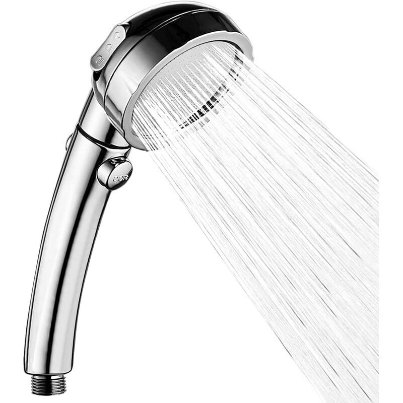 foto del prodotto soffione doccia, soffione doccia portatile universale a 3 modalit , soffione doccia a risparmio idrico con arresto, soffione doccia staccabile,