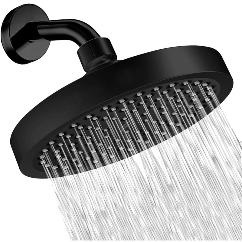 foto del prodotto soffione doccia soffione doccia tondo zincato da 6 pollici soffione doccia per bagno