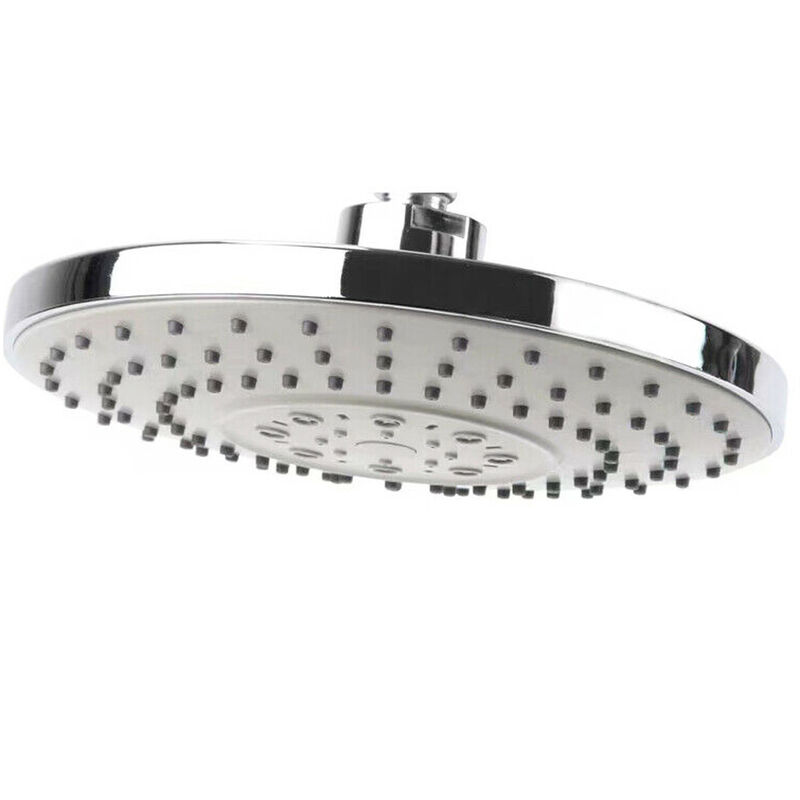 foto del prodotto soffione doccia tondo 203mm moderno orientabile universale pioggia bagno dgo 139
