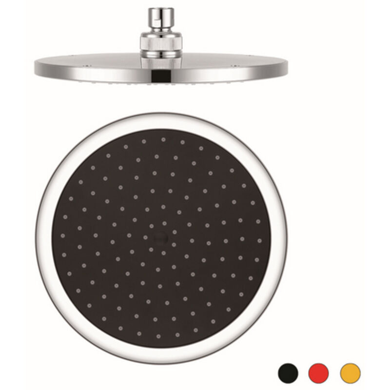 foto del prodotto soffione doccia tondo modello 12617 diam. 228 arancio