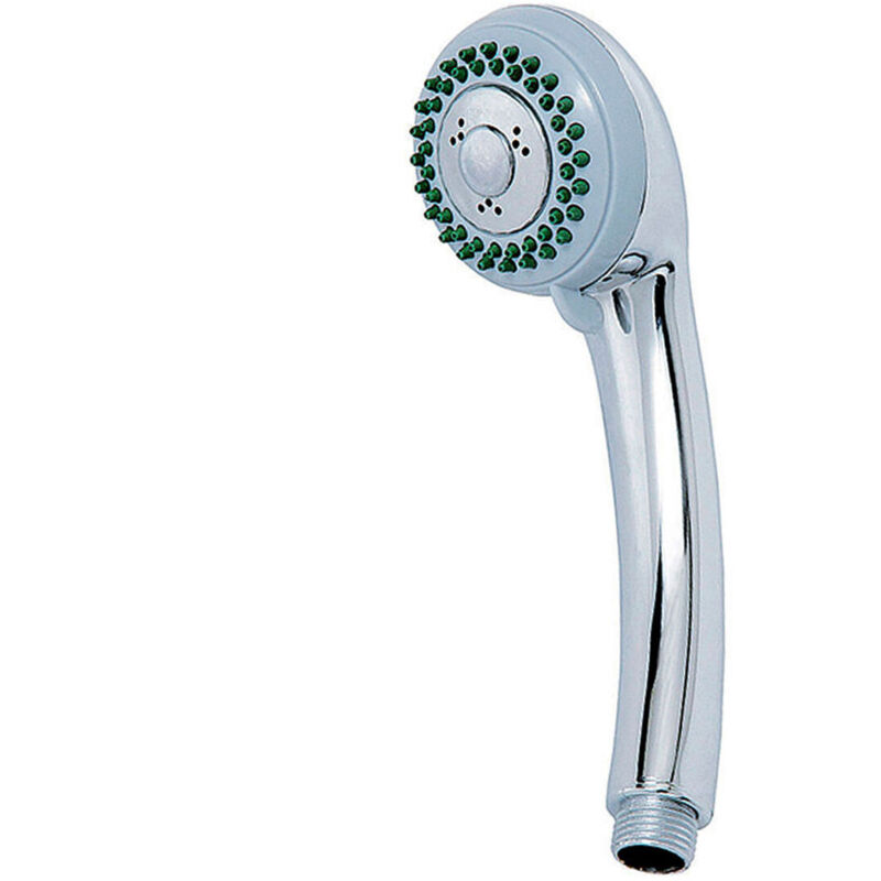 foto del prodotto soffione edm 01340 abs classico cromato 7 x 5 x 19,5 cm