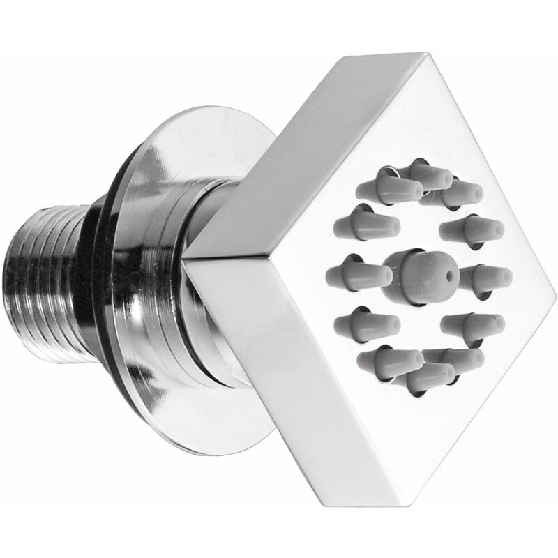 foto del prodotto soffione idrogetto quadro ottone damast 12289 cromo