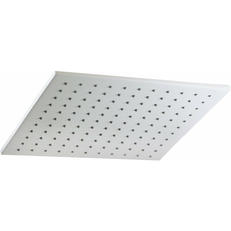 foto del prodotto soffione quadrato 200 x 200 colore bianco opaco paffoni syncro zsof075bo bianco opaco
