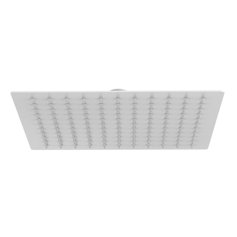 foto del prodotto soffione quadrato 25 x 25 cm bianco serie giove