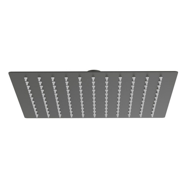 foto del prodotto soffione quadrato 25 x 25 cm gungrey serie giove