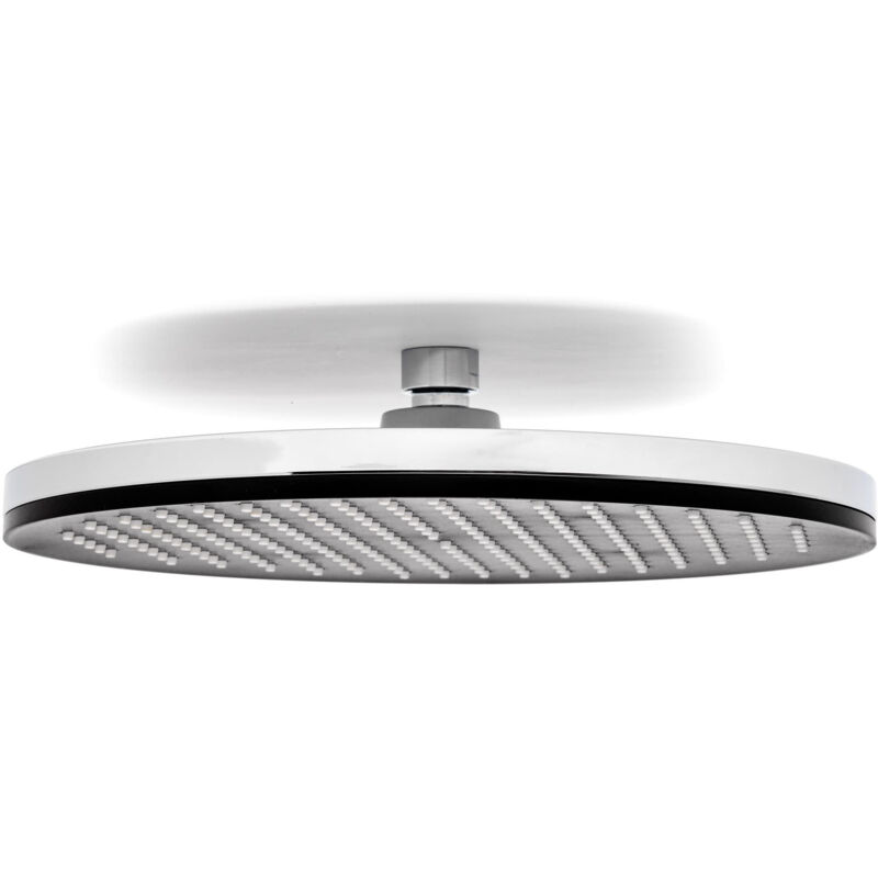 foto del prodotto soffione sat nero cromo satbhs31c - swiss aqua technologies