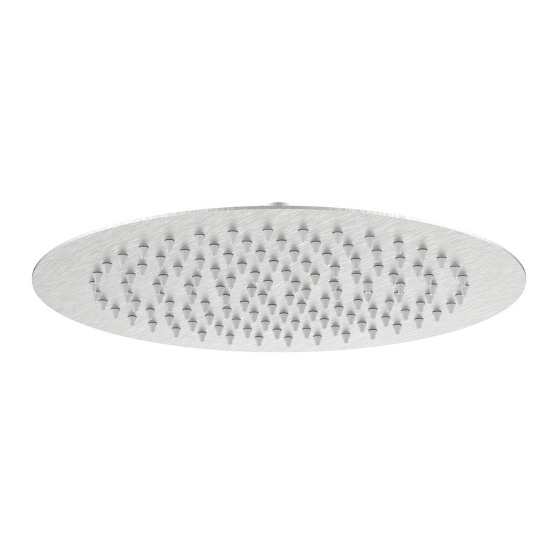 foto del prodotto soffione tondo diametro 25 cm acciaio spazzolato serie giove