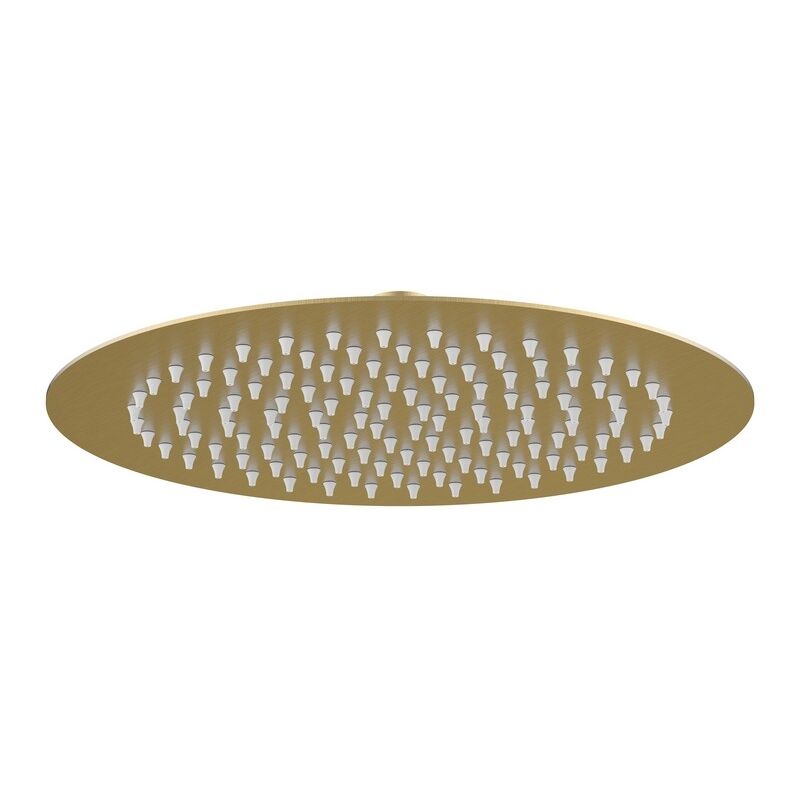 foto del prodotto soffione tondo diametro 25 cm oro opaco serie giove