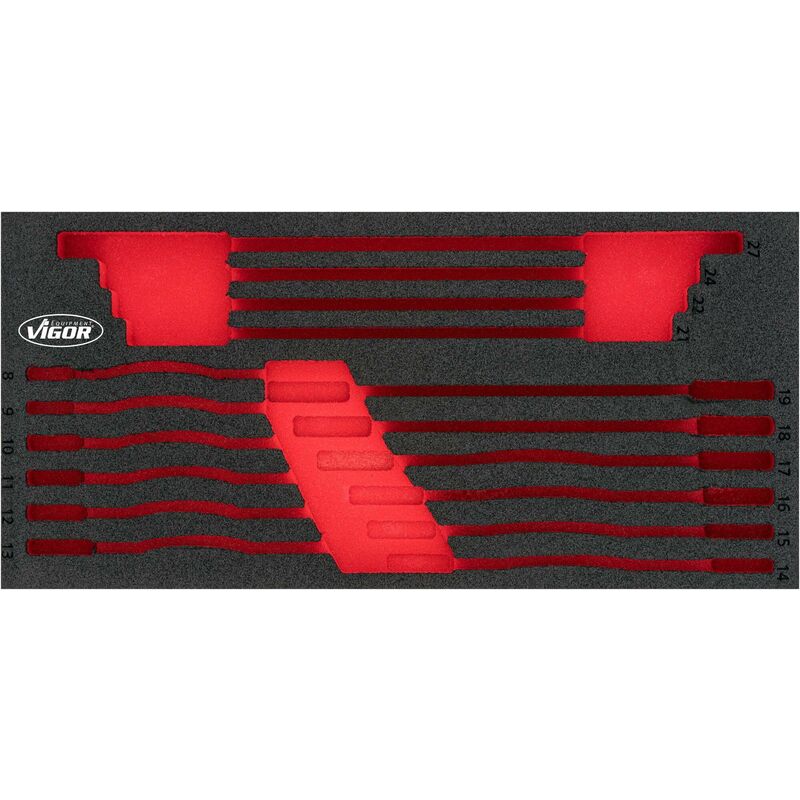 foto del prodotto soft foam insert empty v4987 l l x w x h 393 mm x 188 mm x 35 mm