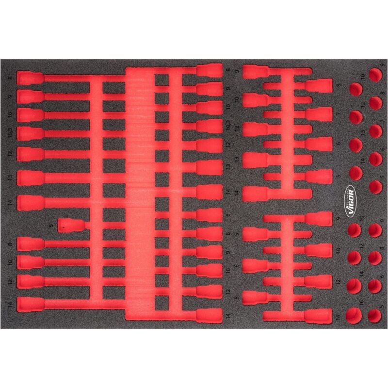 foto del prodotto soft foam insert empty v6810 l l x w x h 563 mm x 393 mm x 35 mm