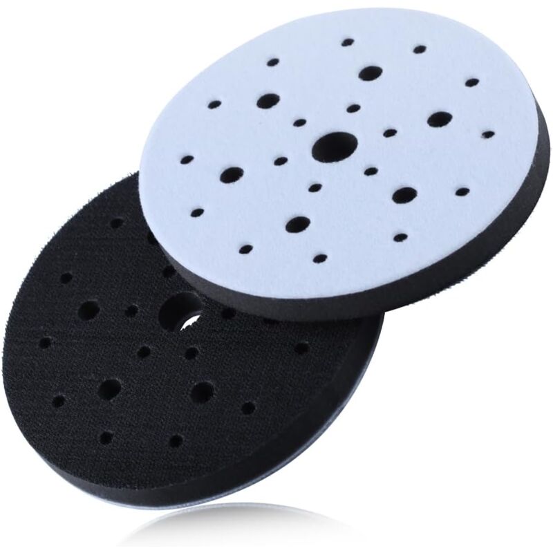foto del prodotto soft interface pad 6 pollici 25 fori hook and loop spugna supporto pad levigatura interfaccia pad abrasivo rete levigatrice per levigatrice