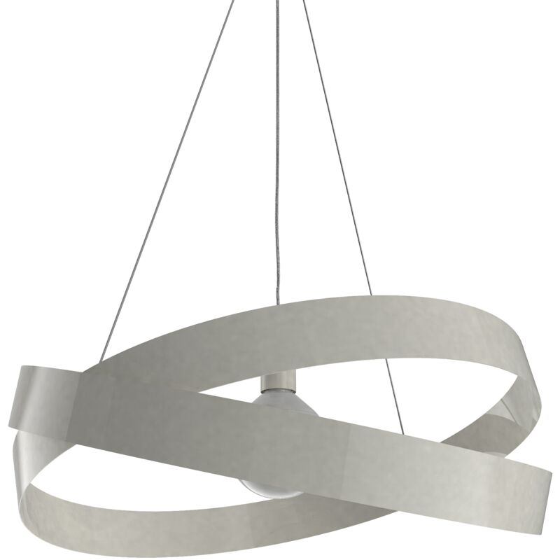 foto del prodotto soft sospensione, 1x e27, max 42w, metallo, bianco lucido, d60cm lumicom