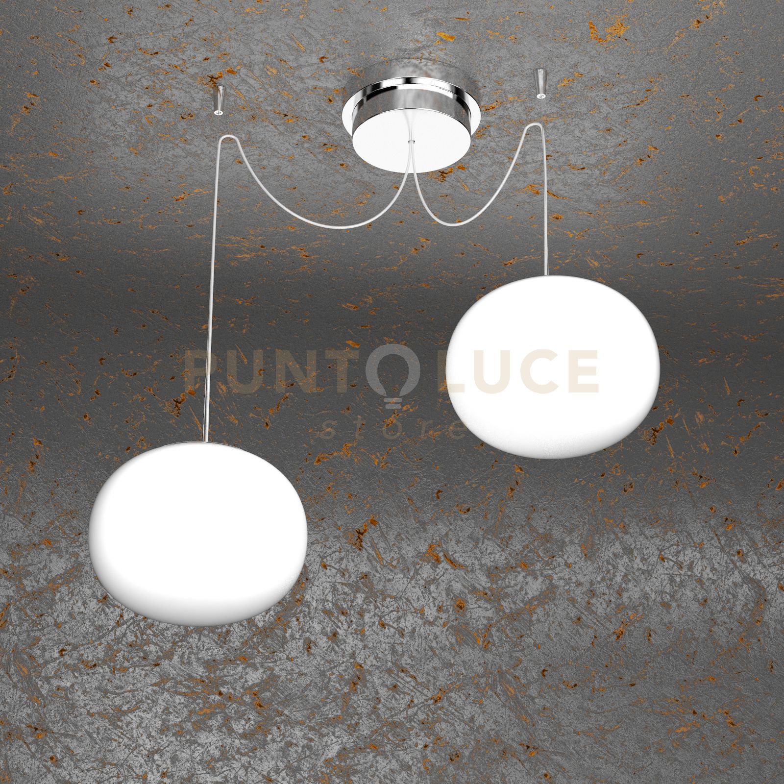 foto del prodotto soft sospensione d.18 cm. 2 luci 1092 s2 18