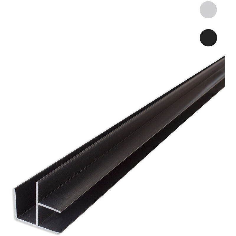 foto del prodotto sogi giunto angolare per pannello portautensili pan 1200 in nero o grigio, colorenero