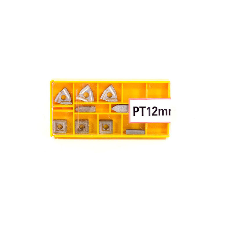 foto del prodotto sogi inserti per utensili placchette utensile tornio 9 pz upl 09 metallo duro