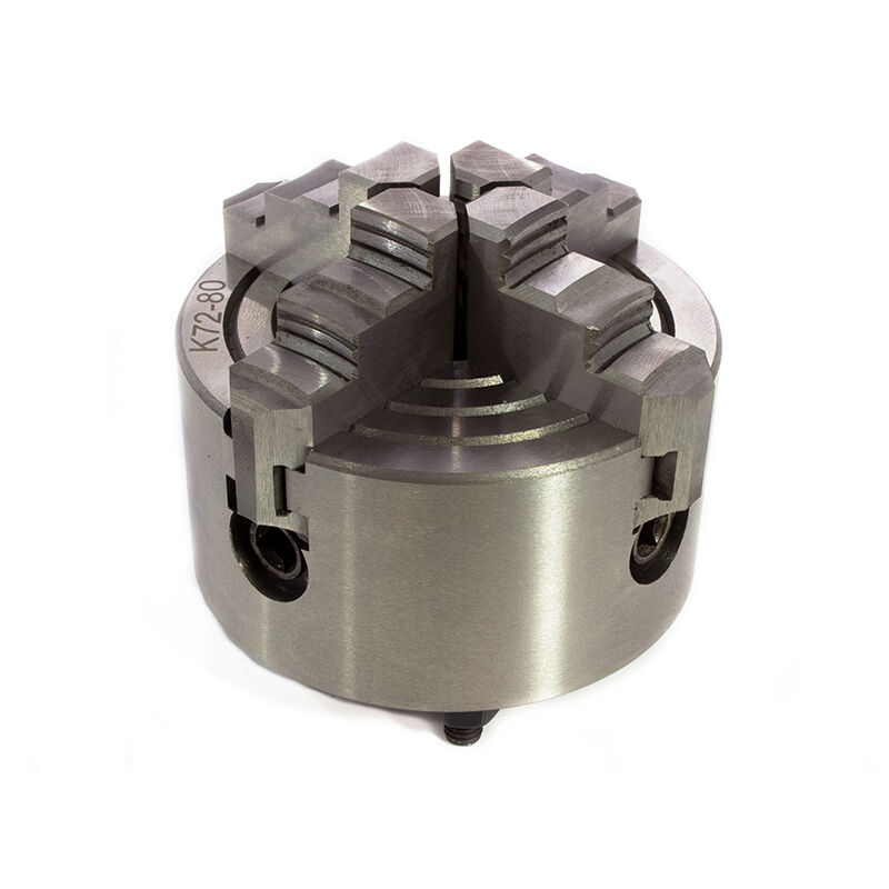 foto del prodotto sogi mandrino 4 griffe indipendenti diam 80mm tornio m1 150 250 350