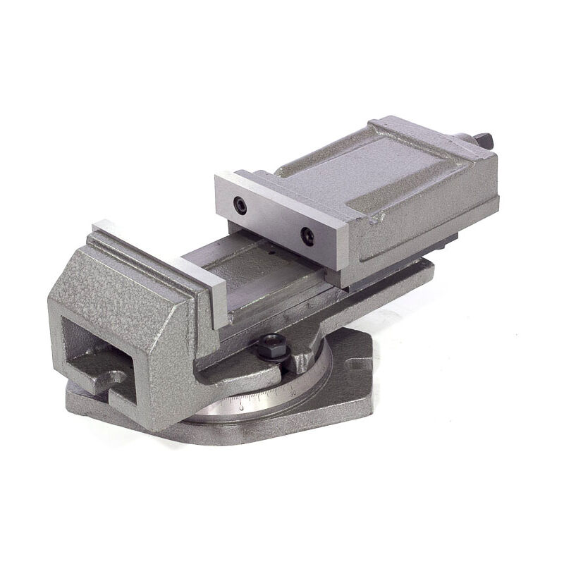 foto del prodotto sogi morsa a macchina y166 100 100x35 mm con tavola girevole per fresatrici apertura 75 mm