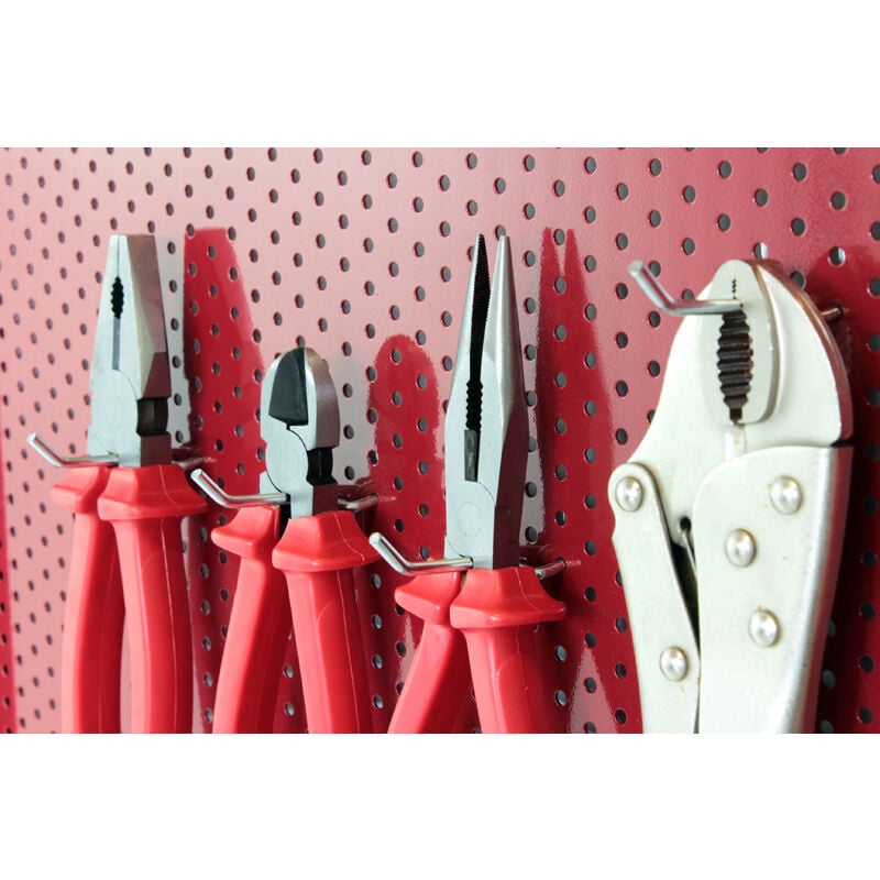 foto del prodotto sogi set 10 ganci per pannello portautensili x2 c kit per pannello porta attrezzi x2 13