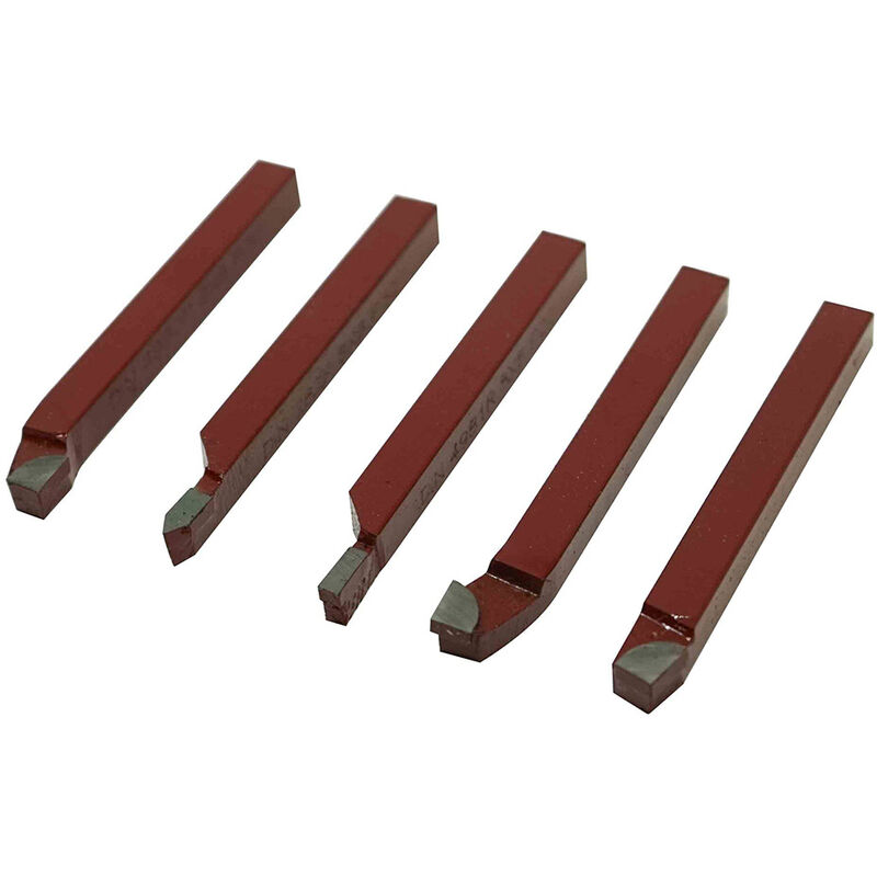 foto del prodotto sogi utensili per tornio brasato 5 pz tornio set troncatore finitore sgrossatore bareno y 139