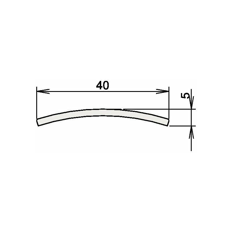 foto del prodotto soglia inox 164 3 107 l.840mm va ma geb. athmer