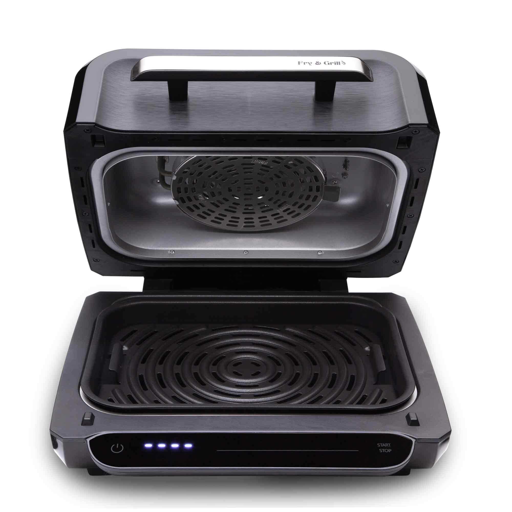 foto del prodotto sogo griglia con friggitrice ad aria 4l 1700w, display led, 10 funzioni, accessori inclusi