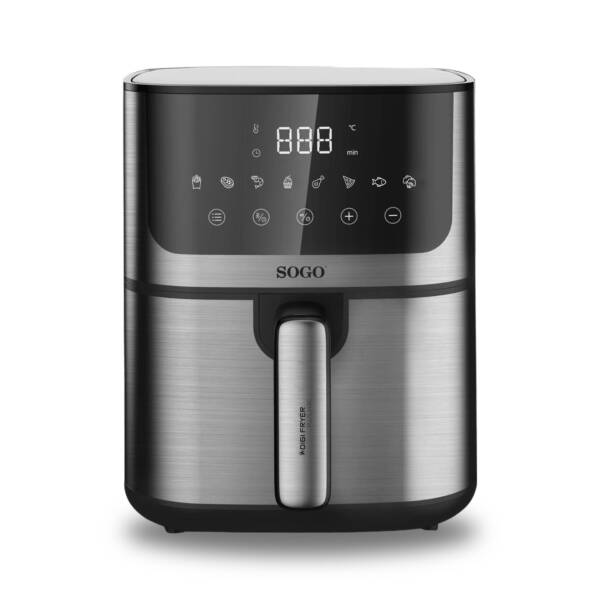 foto del prodotto sogo human technology fre ss 10880 friggitrice ad aria calda 5 l 1400 w acciaio inox, nero