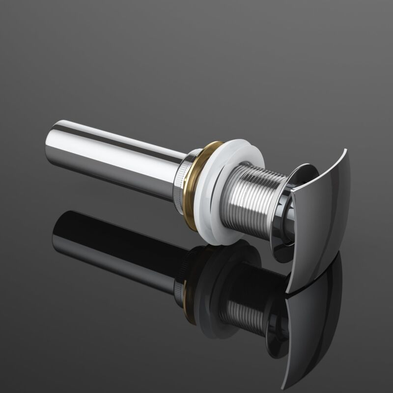 foto del prodotto sogood doporro piletta di scarico, set di pilette per lavabo valvola push up senza funzione troppopieno pu06