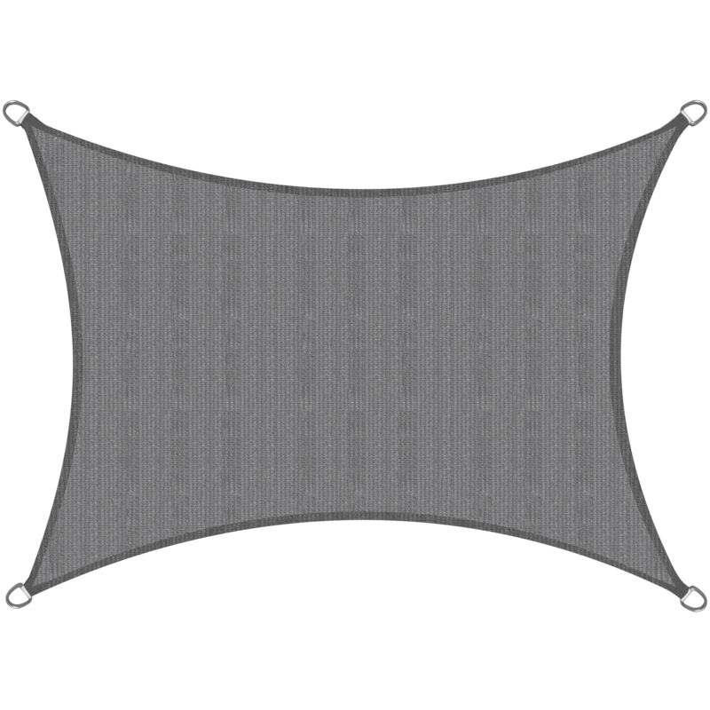 foto del prodotto sol royal tenda a vela parasole e ombreggiante rettangolare solvision antracite, l600xb400 cm de 