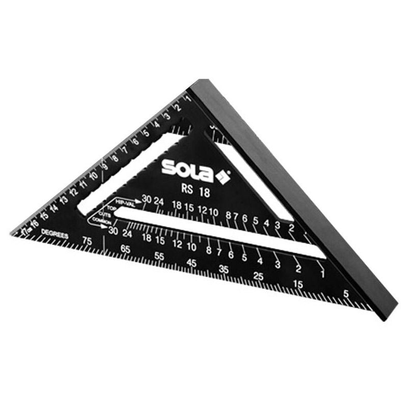 foto del prodotto sola angolo de falegname rs 18 5 in 1 angolo de fermata de 18 cm angolo de robusta falegnameria de alluminio con scala metrica multi angolo 