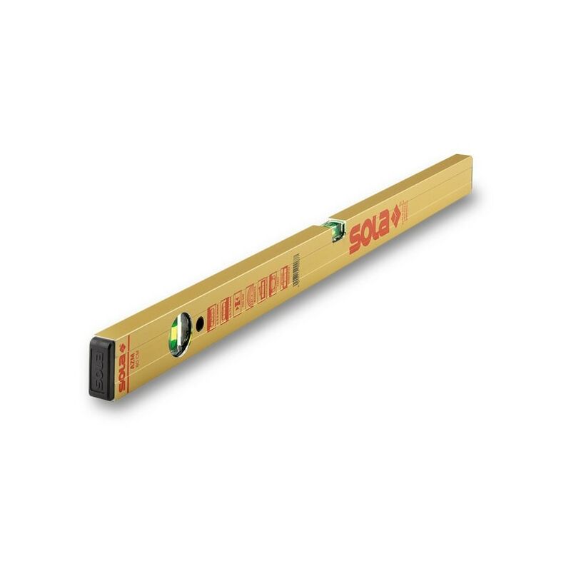 foto del prodotto sola livella in alluminio magnetica azm 2 bolle 50cm azm 50