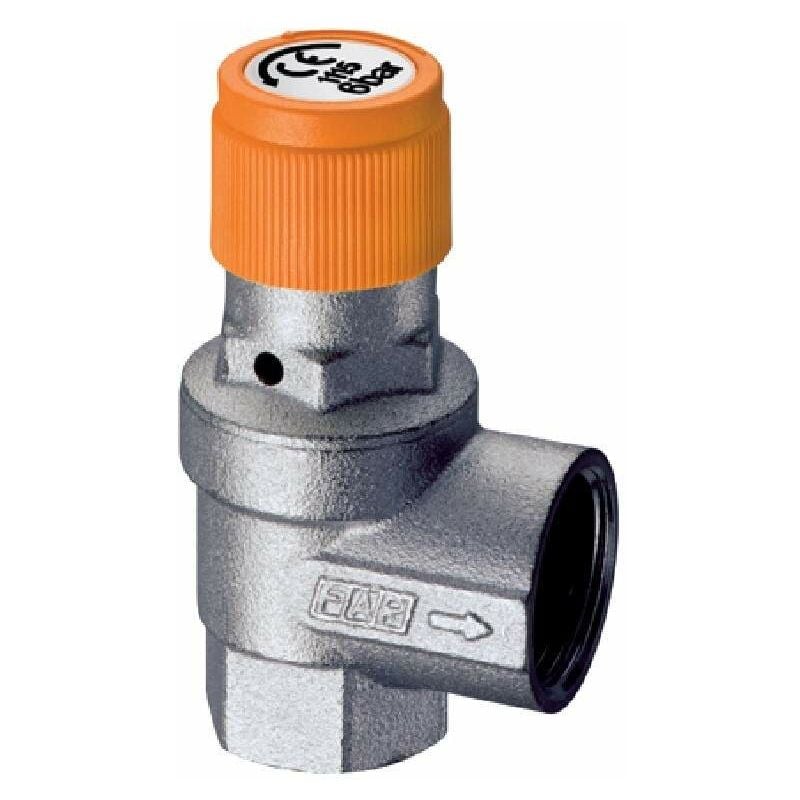 foto del prodotto solar far valvola di sicurezza ordinaria cromata per impianti solari far 2006 1 2' x 3 4' - 6