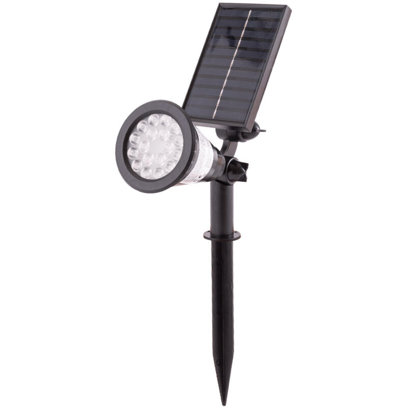 foto del prodotto solar led beacon 3000k pannello 5.5v 1.1w batteria 3.7v 1200mah wr sw6069 rgb 