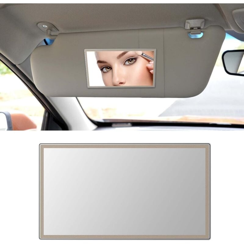 foto del prodotto sole dello specchio 1pc sun, specchio per auto sun, auto a specchio per auto, auto a specchio di cortesia, specchio per trucco per auto, piccolo, 110