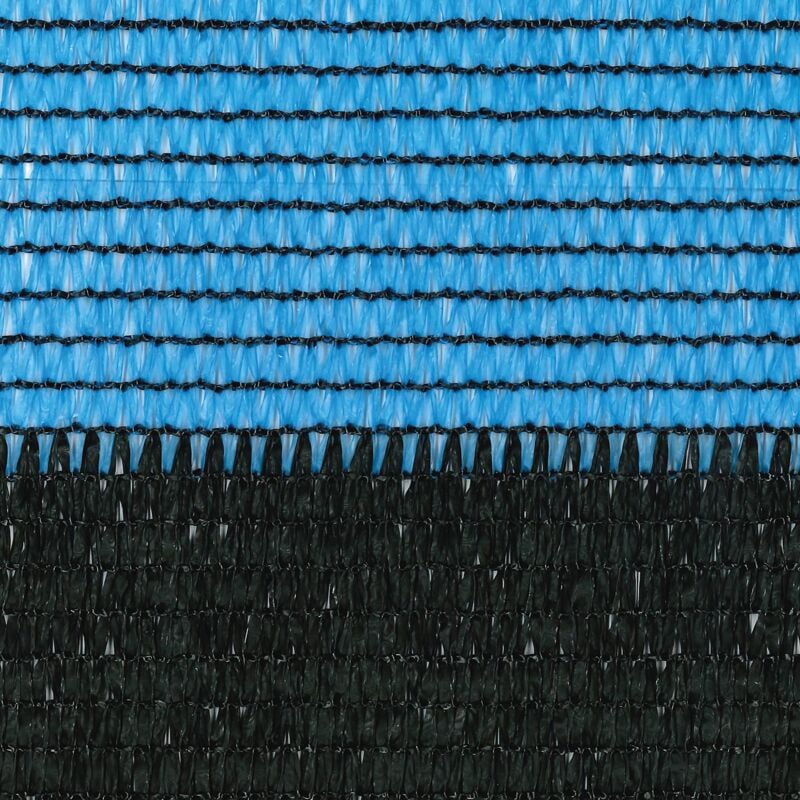 foto del prodotto soleado sport rete tessuta schermante frangivista bicolore, 1,00x5 m, nero blu, 1x5 m tenax