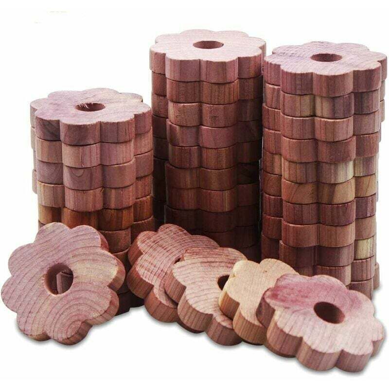foto del prodotto soleil antitarme naturale per tessuti, repellente per tarme in legno di cedro, protezione per indumenti in cedro rosso aromatico e atossico,