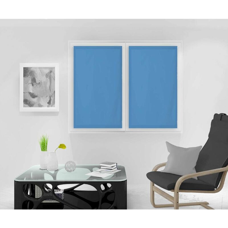 foto del prodotto soleil d'ocre dolly bise-bise, poliestere, blu, 70 x 120 cm