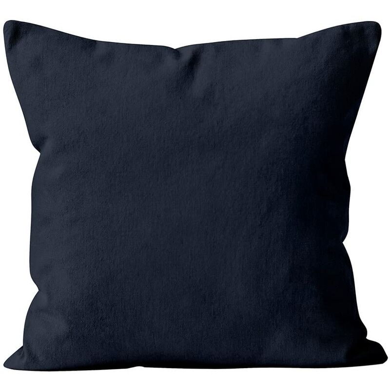 foto del prodotto soleil d ocre federa per cuscino, poliestere, blu blu navy , 40 x 40 cm