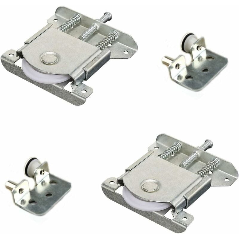 foto del prodotto soleil kit di rulli per porte scorrevoli per armadietti da 2 pezzi accessori di ricambio puleggia hardware