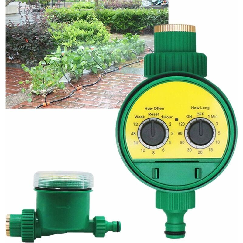 foto del prodotto soleil timer per irrigazione per computer con irrigazione automatica orologio con timer per irrigazione con pi programmi di irrigazione per