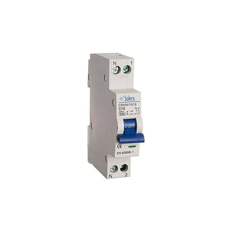 foto del prodotto solera interruttore automatico 1polo neutro 16a stretto termoretraibile 