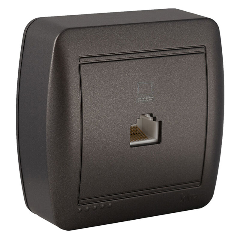 foto del prodotto solera presa telefonica e adsl mural graphite rj45 brand ean 8423220263390