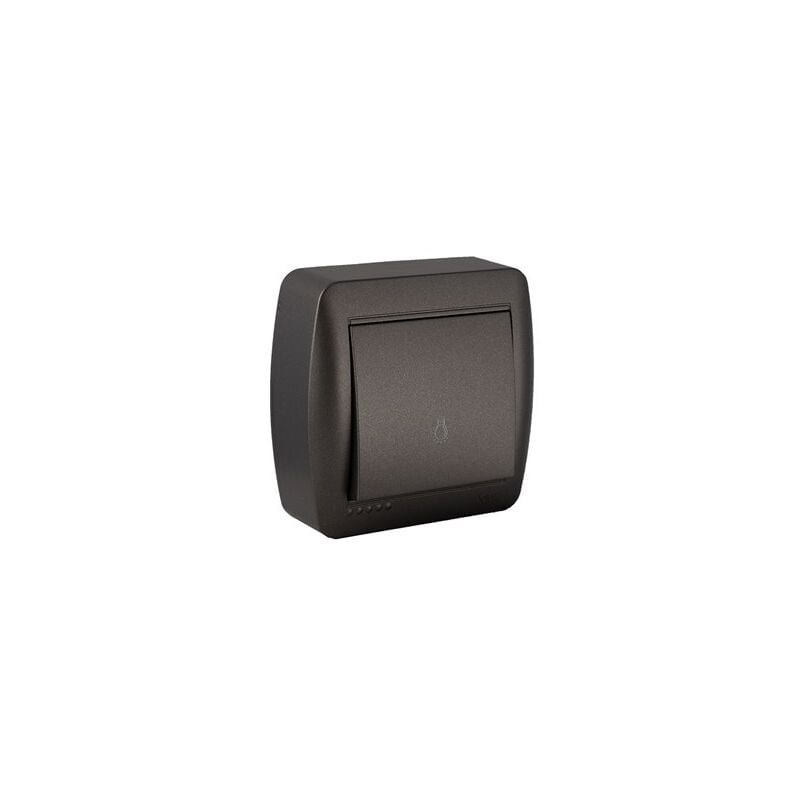foto del prodotto solera pulsante luminoso da superficie 10a 250v serie da parete