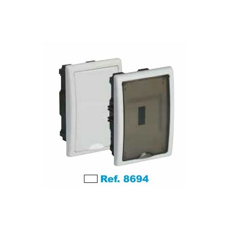 foto del prodotto solera quadro elettrico da incasso 4 elementi bianco arelos 8694