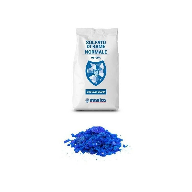 foto del prodotto solfato di rame normale disponibile nei formati 5 10 kg size 10 kg